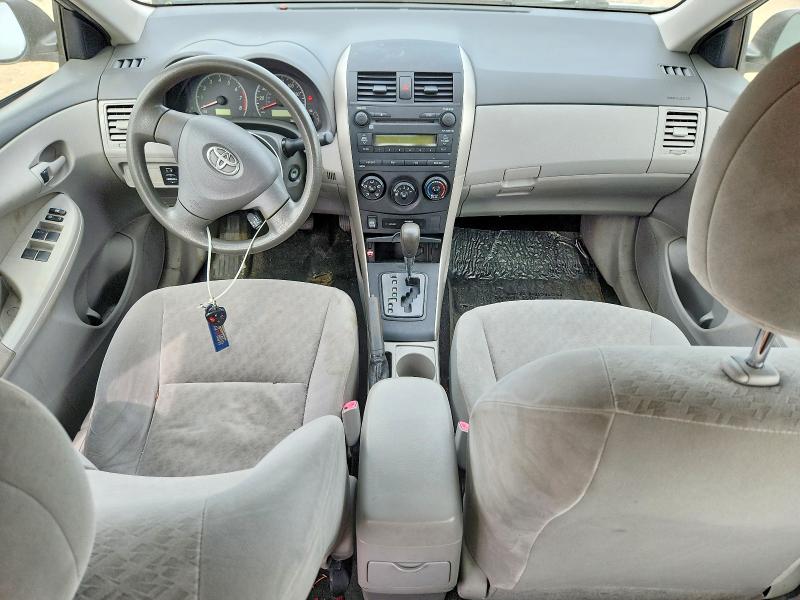 2009 Toyota Corolla VIN JTDBL40E19J025225 COPART salvage auction — FRONT END, IL - SALVAGE CERTIFICATE, sold $1,200 on 2026-07-16 (photo 8)