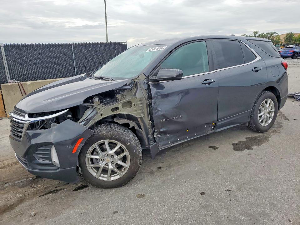 2022 Chevrolet Equinox VIN 2GNAXKEV4N6155964 COPART salvage auction — FRONT END, Fl - Cert Of Title Slvg Rebuildable, sold $4,850 on 2026-07-02 (photo 1)