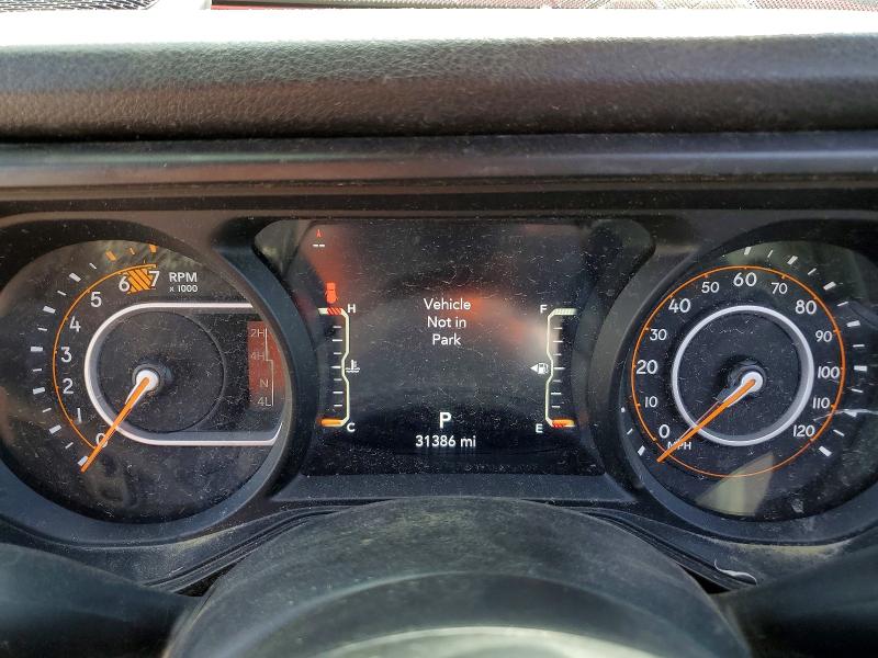 2025 Jeep Wrangler / VIN 1C4PJXDN7SW524000 COPART salvage auction — ALL OVER, Ca - Salvage Certificate, sold $7,600 on 2026-07-28 (photo 9)