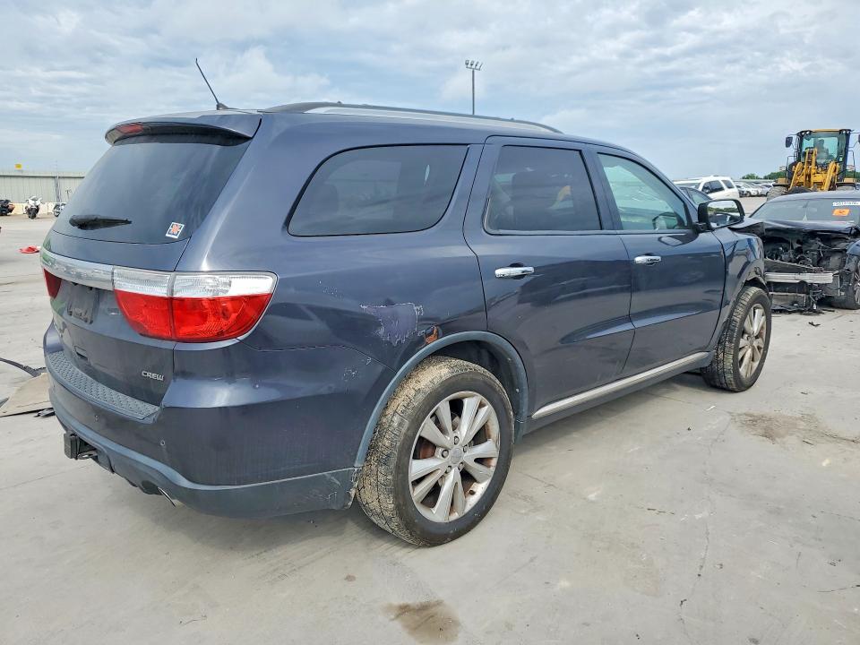 2013 Dodge Durango VIN 1C4RDHDG9DC508635 COPART salvage auction — FRONT END, Tx - Salvage Vehicle Title, sold $775 on 2026-07-02 (photo 3)