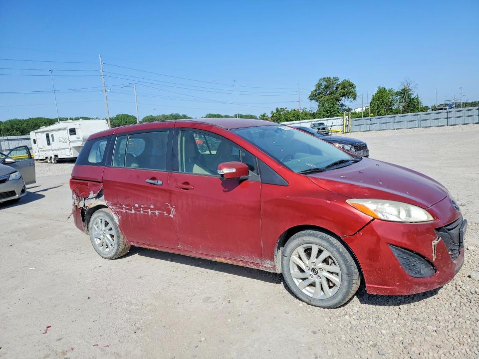 2013 Mazda 5 VIN JM1CW2BL5D0153588 COPART salvage auction — FRONT END, Ia - Cert Of Title-Salvage Title, sold $80 on 2026-07-10 (photo 4)