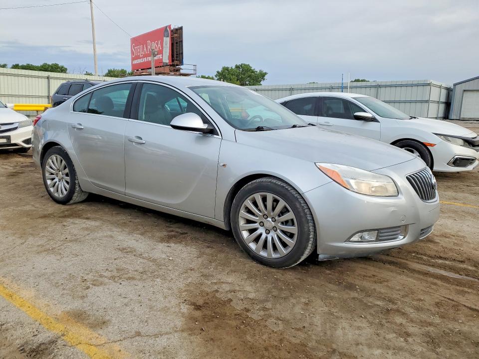 2011 Buick Regal VIN W04GV5EV4B1094957 COPART salvage auction — HAIL, Ks - Cert Of Title-Salvage, sold $1,650 on 2026-07-17 (photo 4)