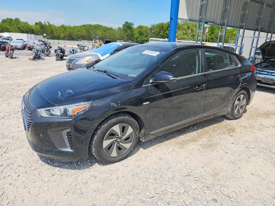 2017 Hyundai Ioniq VIN KMHC75LC7HU024873 COPART salvage auction — HAIL, Mo - Salvage Certificate Of Title, sold $2,650 on 2026-07-28 (photo 1)