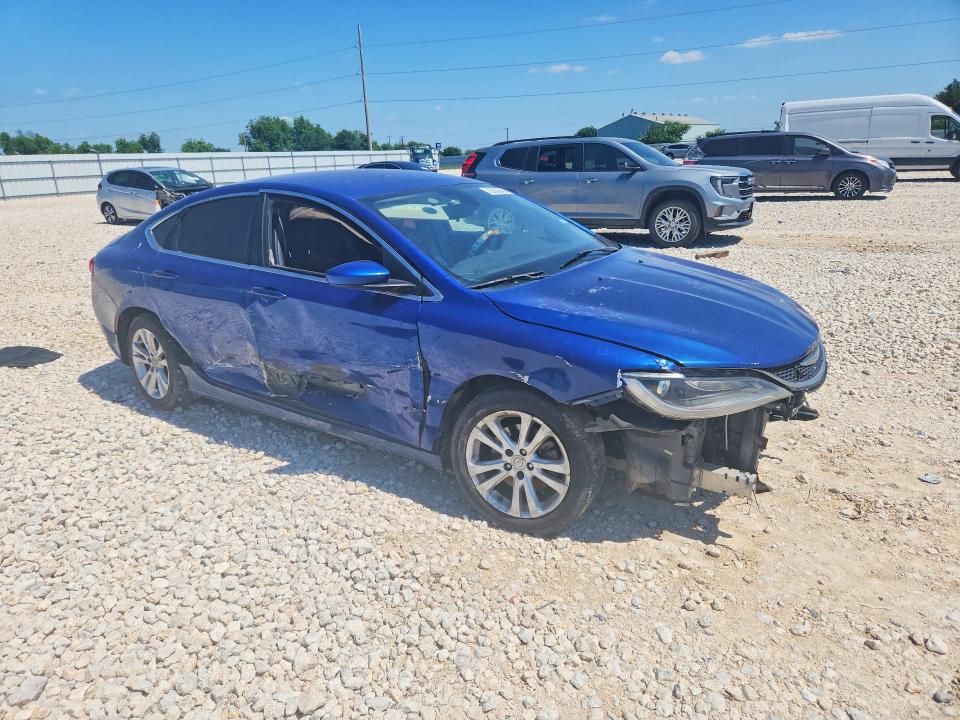 2016 Chrysler 200 VIN 1C3CCCAB3GN104196 COPART salvage auction — SIDE, Tx - Bonded Title - Salvage, sold $425 on 2026-07-02 (photo 4)