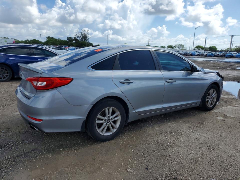 2016 Hyundai VIN 5NPE24AF1GH416971 COPART salvage auction — FRONT END, Fl - Cert Of Title Slvg Rebuildable, sold $1,350 on 2026-07-27 (photo 3)