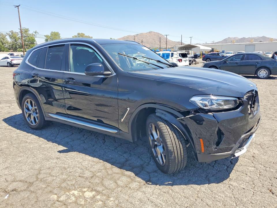 2024 BMW X3 VIN WBX47DP09RN301900 COPART salvage auction — FRONT END, Ca - Salvage Certificate, sold $12,100 on 2026-07-16 (photo 4)