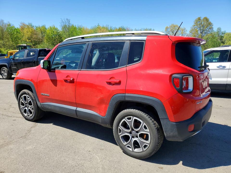 2015 Jeep Renegade VIN ZACCJBDT5FPC04726 COPART salvage auction — FRONT END, Nj - Certificate Of Title, sold $2,600 on 2026-07-31 (photo 2)