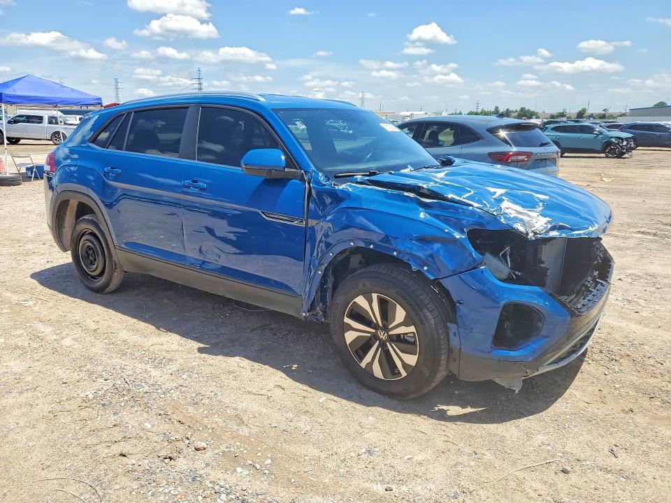 2025 Volkswagen Atlas cross sport VIN 1V2DE2CA8SC217038 COPART salvage auction — FRONT END, Ok - Cert Of Title-Salvage, sold $8,100 on 2026-07-02 (photo 4)