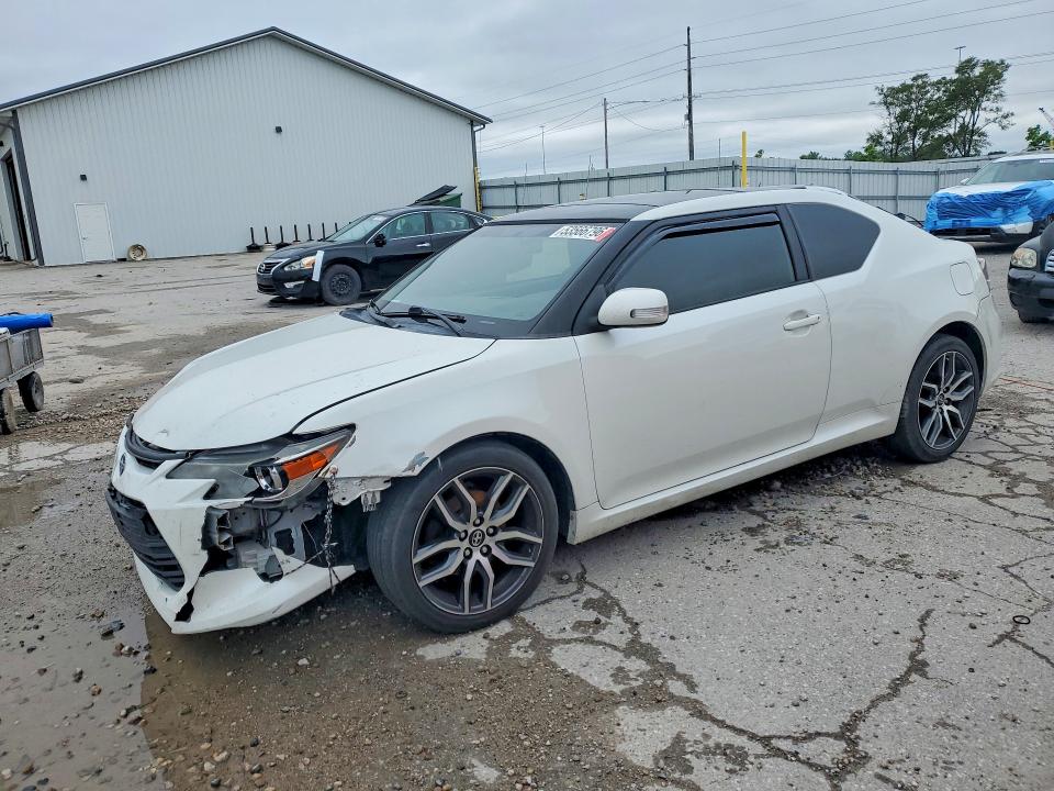 2016 Scion Tc VIN JTKJF5C74GJ018216 COPART salvage auction — FRONT END, Ia - Cert Of Title-Salvage Title, sold $850 on 2026-07-10 (photo 1)