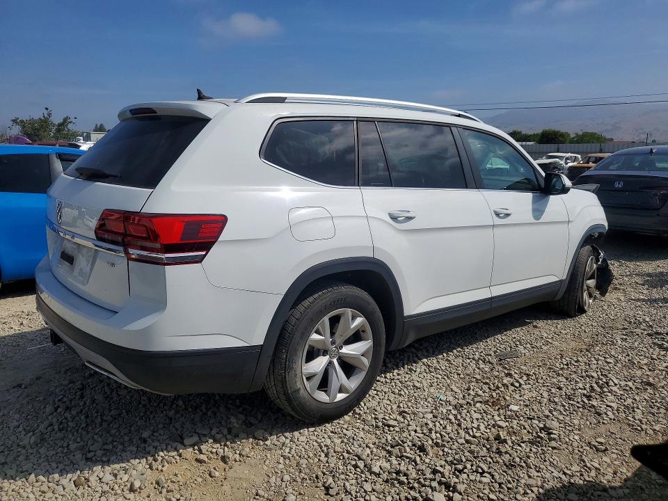 2022 Volkswagen Atlas VIN 1V2DR2CA7KC605446 COPART salvage auction — FRONT END, CA, sold $2,950 on 2026-08-04 (photo 3)