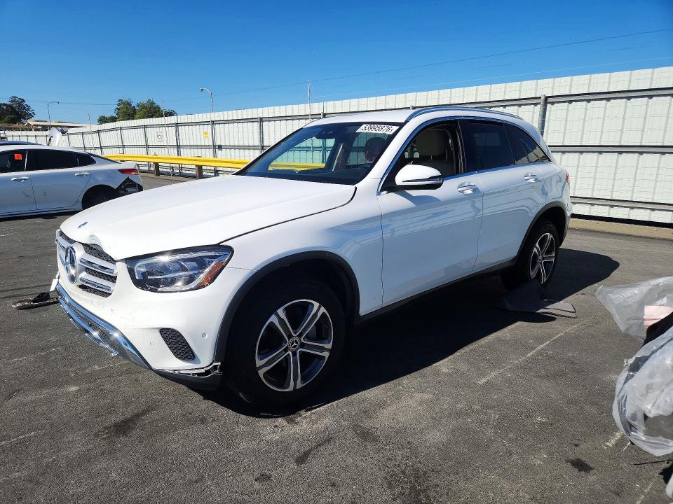 2022 Mercedes-benz Glc VIN W1N0G8EB4NV370293 COPART salvage auction — FRONT END, Ca - Salvage Certificate, sold $12,400 on 2026-07-22 (photo 1)