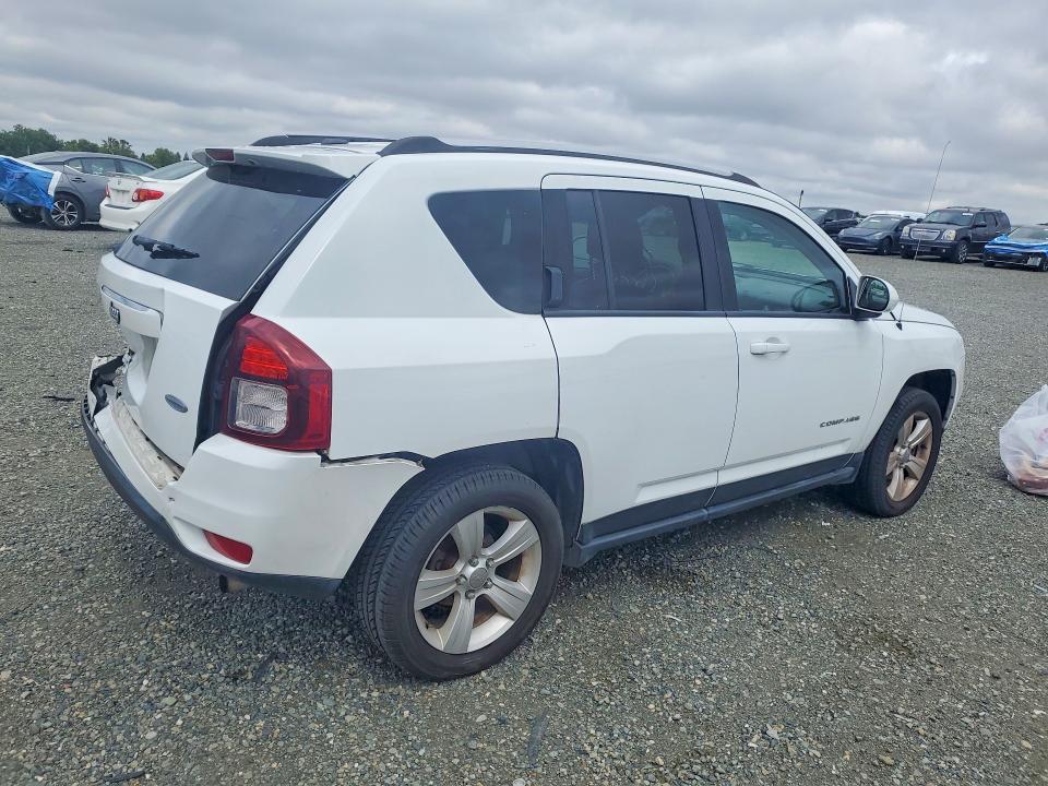 2016 Jeep Compass VIN 1C4NJDEB1GD617110 COPART salvage auction — REAR END, Ca - Salvage Certificate, sold $675 on 2026-07-02 (photo 3)