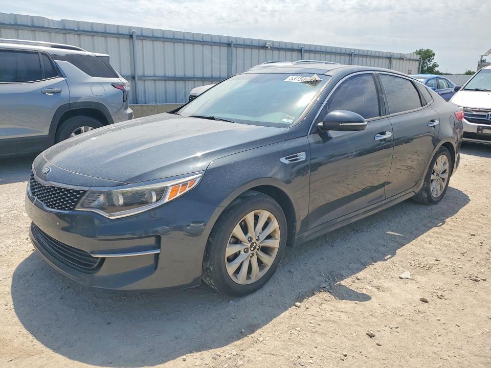 2016 Kia VIN 5XXGU4L36GG011898 COPART salvage auction — REAR END, MO - SALVAGE CERTIFICATE OF TITLE, sold $950 on 2026-07-28 (photo 1)