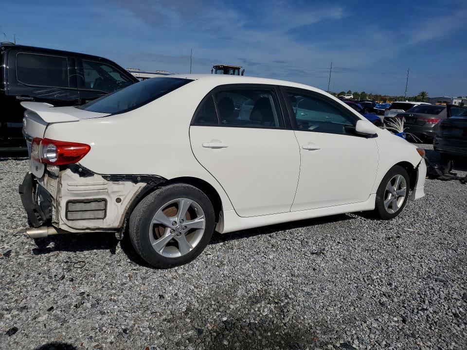2012 Toyota Corolla VIN 5YFBU4EE4CP032811 COPART salvage auction — FRONT END, FL - CERT OF TITLE SLVG REBUILDABLE, sold $2,050 on 2026-07-31 (photo 3)