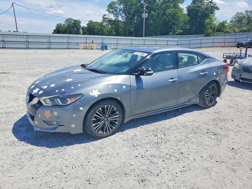 2016 Nissan Maxima VIN 1N4AA6AP9GC423464 COPART salvage auction — SIDE, Nc - Salvage Certificate Of Title, sold $1,750 on 2026-07-22 (photo 1)
