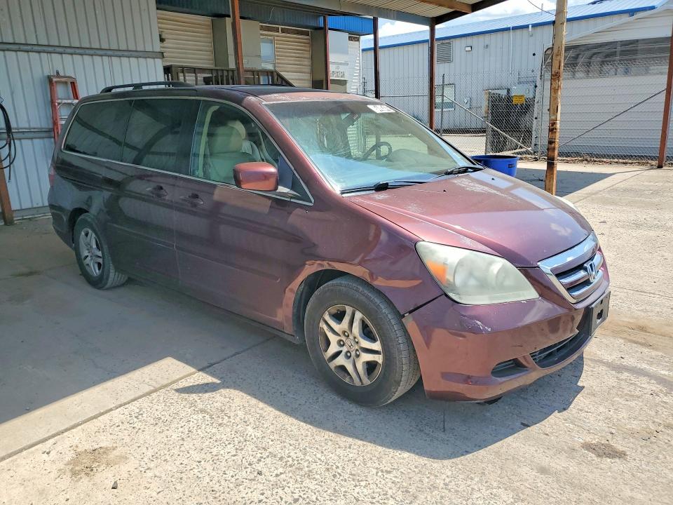 2007 Honda Odyssey VIN 5FNRL38767B111407 COPART salvage auction — FRONT END, In - Certificate Of Title, sold $500 on 2026-07-19 (photo 4)