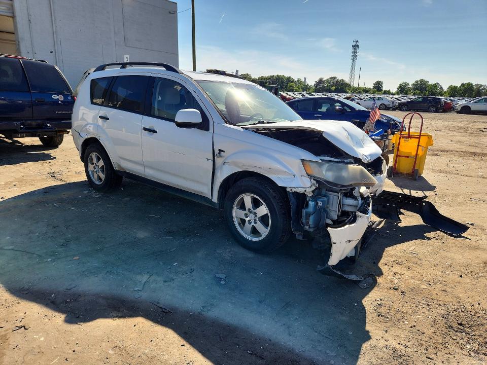 2007 Mitsubishi Outlander VIN JA4MT31X97Z008457 COPART salvage auction — FRONT END, Va - Certificate Of Title, sold $175 on 2026-07-22 (photo 4)