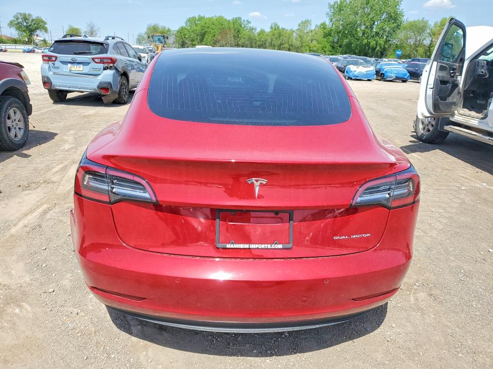 2018 Tesla Model 3 VIN 5YJ3E1EB4JF132874 COPART salvage auction — REAR END, Ia - Cert Of Title-Salvage Title, sold $13,800 on 2026-07-17 (photo 6)