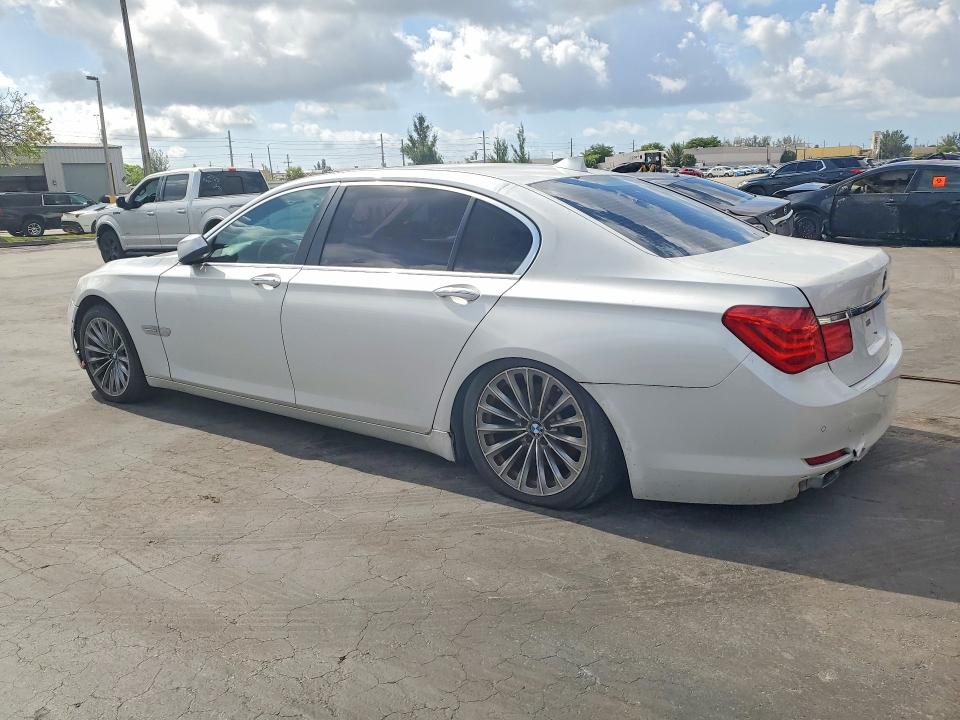 2012 BMW 7 series VIN WBAKB4C5XCC576017 COPART salvage auction — MECHANICAL, Fl - Cert Of Title-Rebuilt, sold $300 on 2026-07-08 (photo 2)