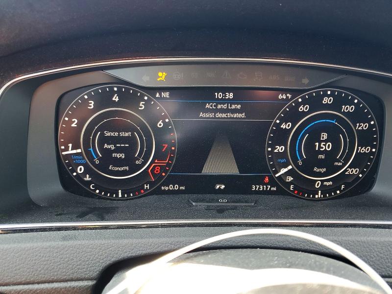 2019 Volkswagen Golf VIN WVWWA7AU5KW113590 COPART salvage auction — REAR END, Id - Salvage Certificate Of Title, sold $8,200 on 2026-08-13 (photo 9)