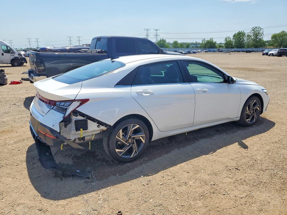 2025 Hyundai VIN KMHLP4DG2SU031877 COPART salvage auction — REAR END, Il - Salvage Certificate, sold $4,700 on 2026-07-28 (photo 3)