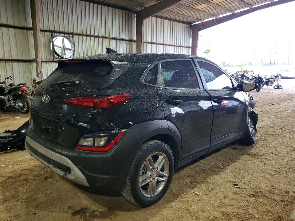 2023 Hyundai Kona VIN KM8K2CAB3PU990225 COPART salvage auction — FRONT END, TX - SALVAGE VEHICLE TITLE (P), sold $1,350 on 2026-07-30 (photo 3)