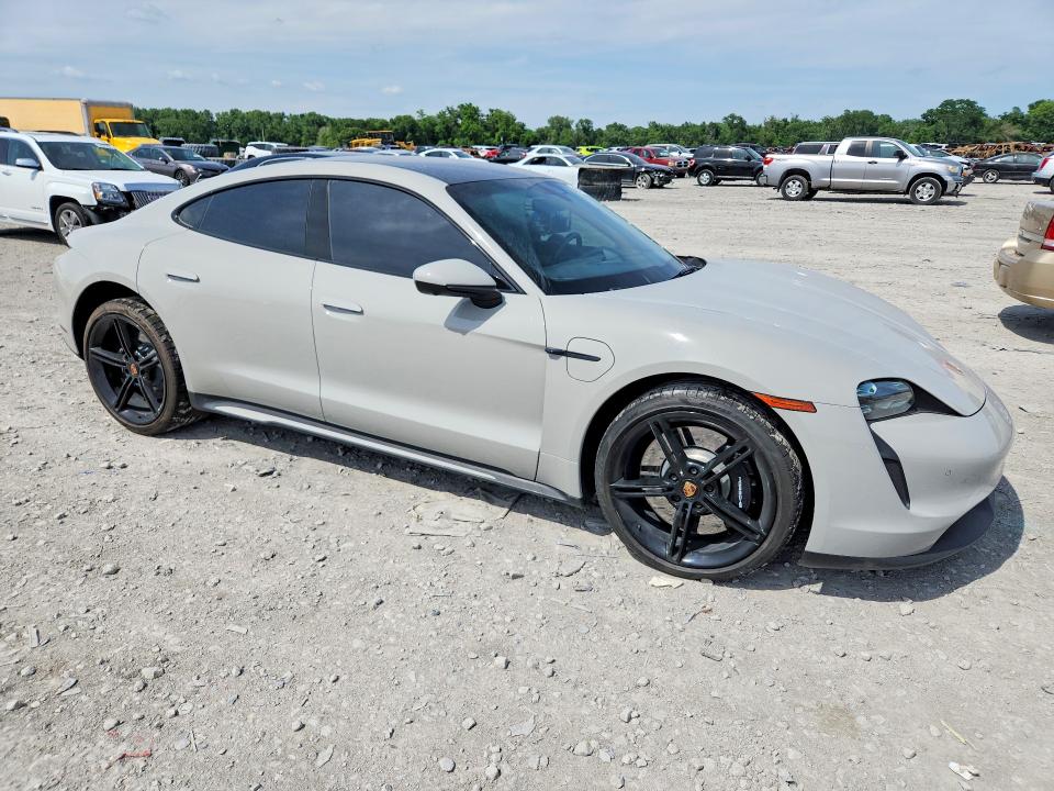 2021 Porsche Taycan VIN WP0AB2Y19MSA43563 COPART salvage auction — SIDE, Il - Salvage Certificate, sold $24,700 on 2026-08-03 (photo 4)