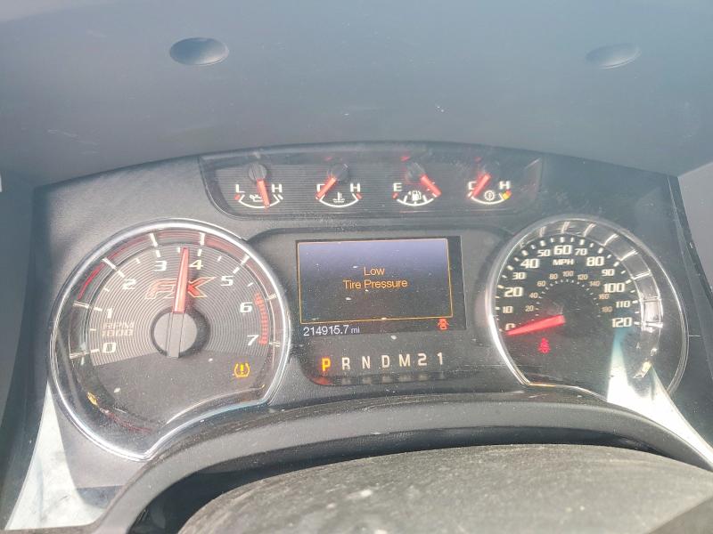 2012 Ford F-150 VIN 1FTFW1CF9CFC70425 COPART salvage auction — FRONT END, Tx - Salvage Vehicle Title, sold $2,950 on 2026-07-09 (photo 9)