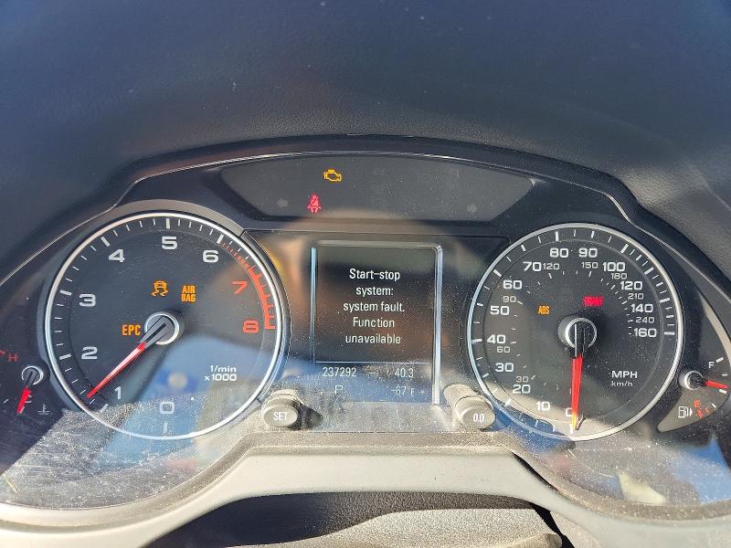 2014 Audi Q5 VIN WA1DGAFP5EA029237 COPART salvage auction — NORMAL WEAR, Tx - Salvage Vehicle Title, sold $750 on 2026-08-03 (photo 9)