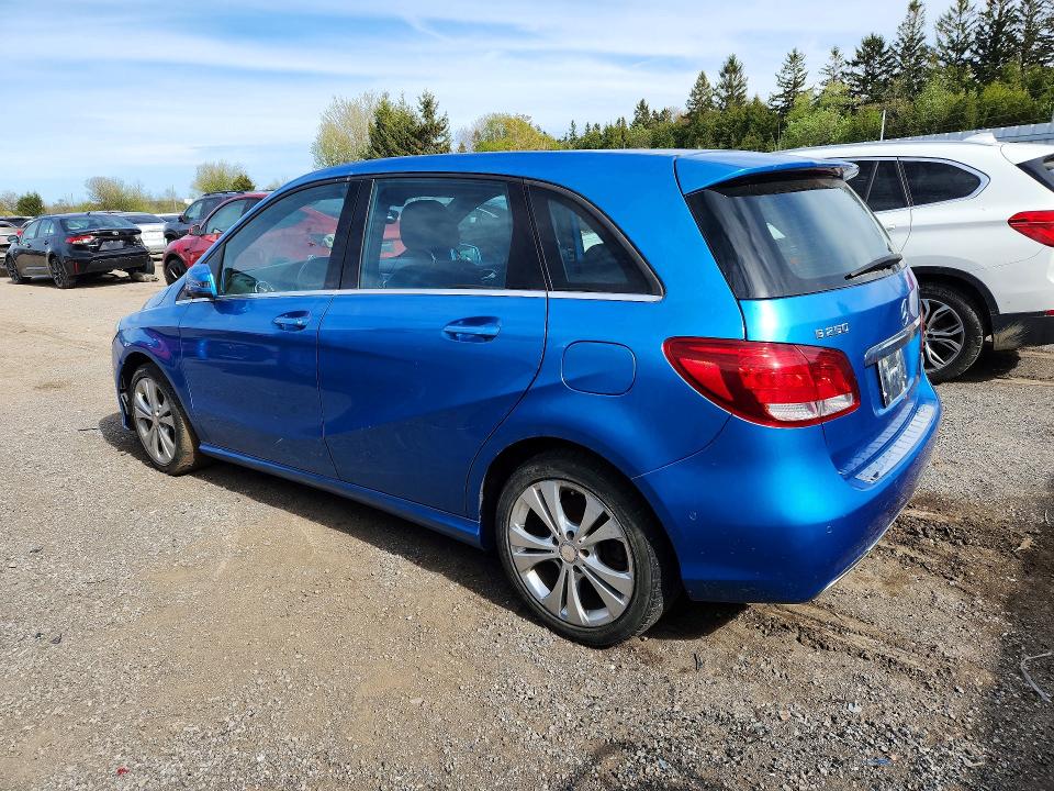 2015 Mercedes-benz B-klasse VIN WDDMH4GB5FJ332582 COPART salvage auction — UNDERCARRIAGE, On - Permit No Brand - Unfit, sold $200 on 2026-07-28 (photo 2)