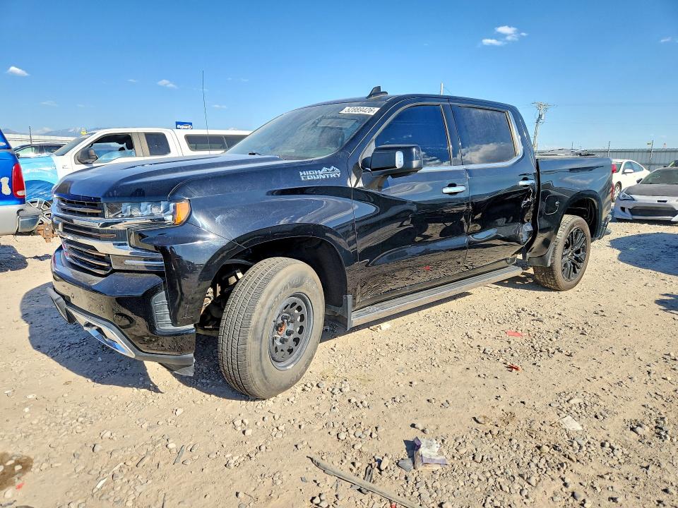 2021 Chevrolet Silverado VIN 1GCUYHEL8MZ151018 COPART salvage auction — SIDE, CO - SALVAGE TITLE, sold $25,500 on 2026-07-09 (photo 1)