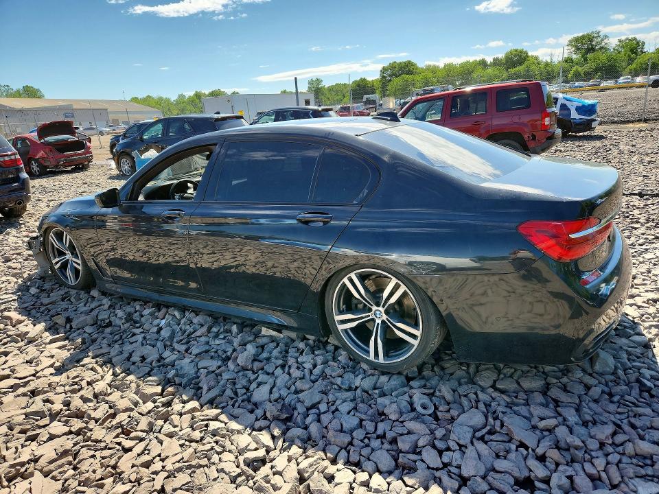 2016 BMW 7er VIN WBA7F0C51GGM20854 COPART salvage auction — FRONT END, Pa - Certificate Of Salvage, sold $4,800 on 2026-07-27 (photo 2)