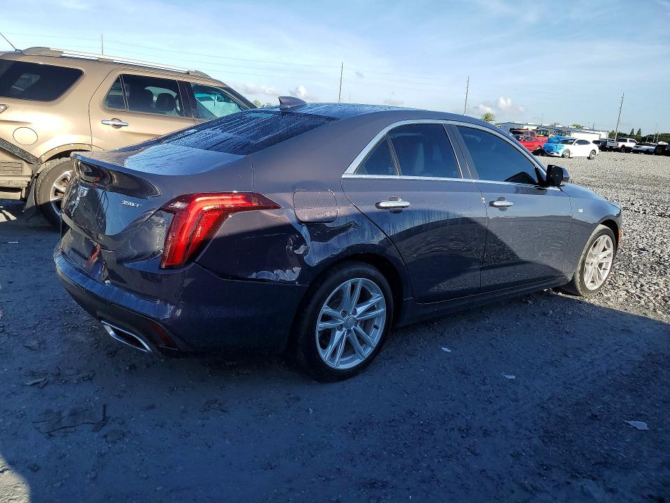 2024 Cadillac Ct4 VIN 1G6DA5RK1R0126075 COPART salvage auction — REAR END, Fl - Cert Of Title Slvg Rebuildable, sold $8,600 on 2026-07-06 (photo 3)