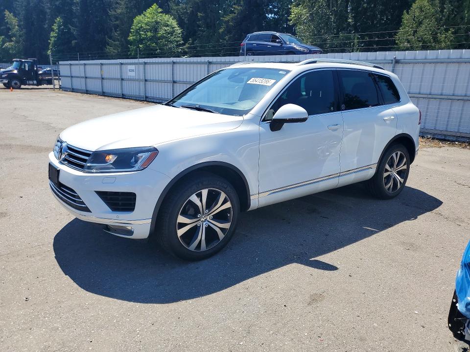 2017 Volkswagen Touareg VIN WVGRF7BP8HD003284 COPART salvage auction — MECHANICAL, Wa - Vehicle Cert Of Ownership-Titl, sold $1,750 on 2026-07-13 (photo 1)