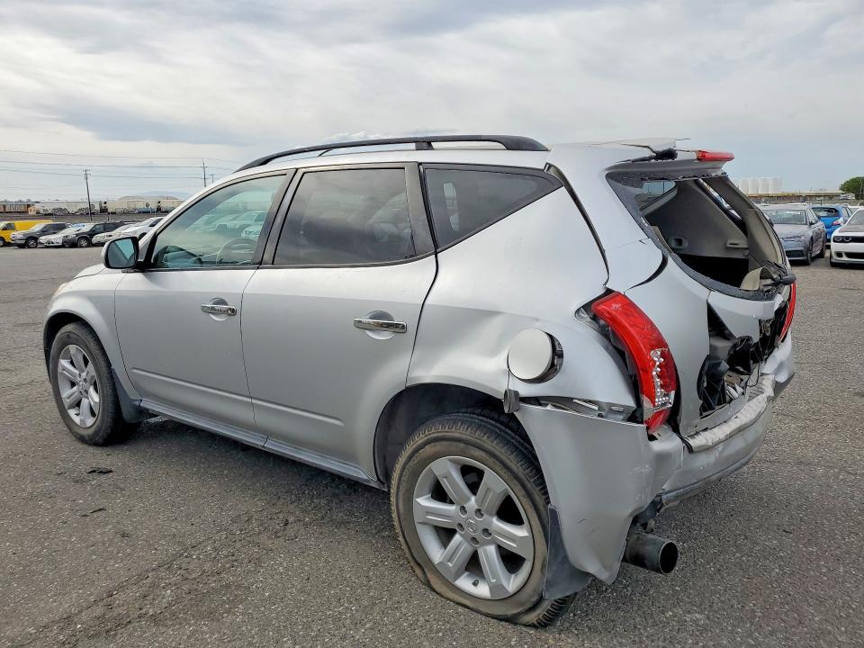 2007 Nissan Murano VIN JN8AZ08W07W615579 COPART salvage auction — REAR END, Wa - Bill Of Sale, sold $325 on 2026-07-06 (photo 2)