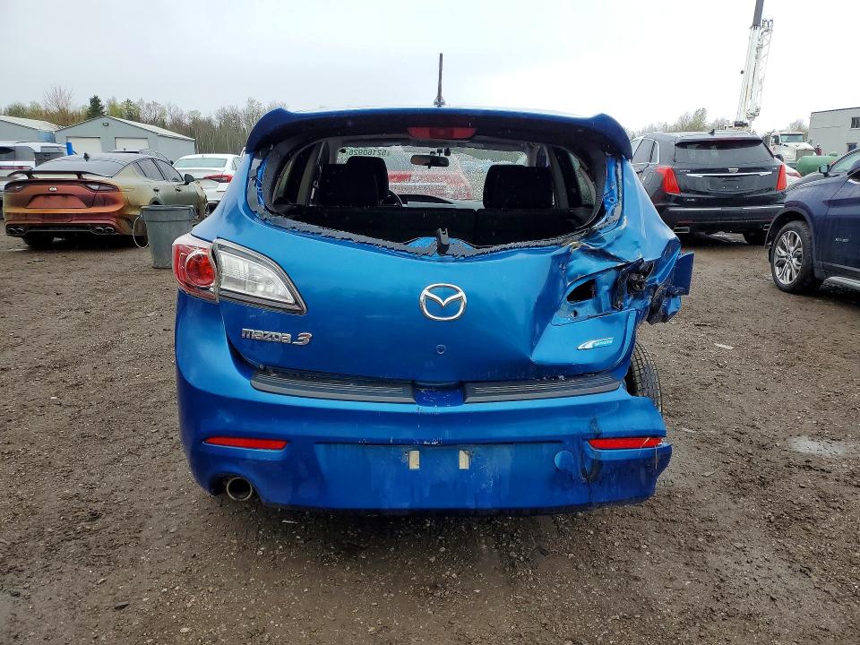 2012 Mazda 3 VIN JM1BL1L76C1634765 COPART salvage auction — REAR END, On - Permit Salvage, sold $200 on 2026-07-23 (photo 6)