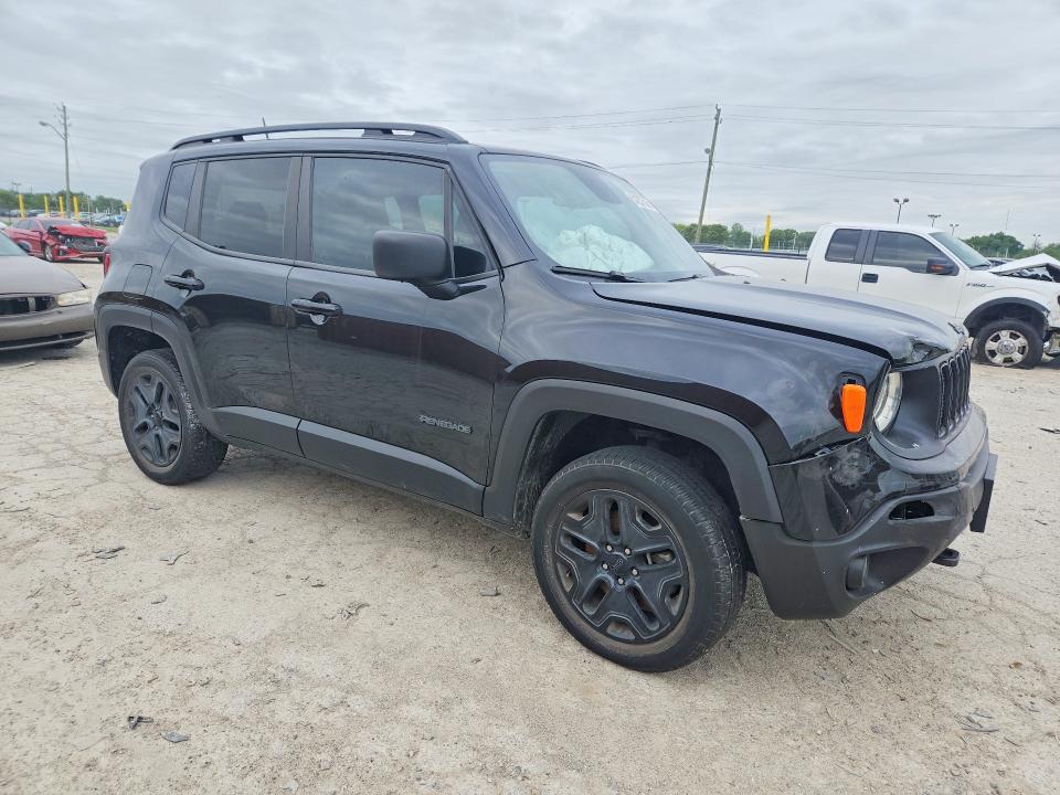 2019 Jeep Renegade VIN ZACNJBAB5KPK37852 COPART salvage auction — FRONT END, In - Cert Of Title-Salvage Title, sold $1,100 on 2026-07-24 (photo 4)