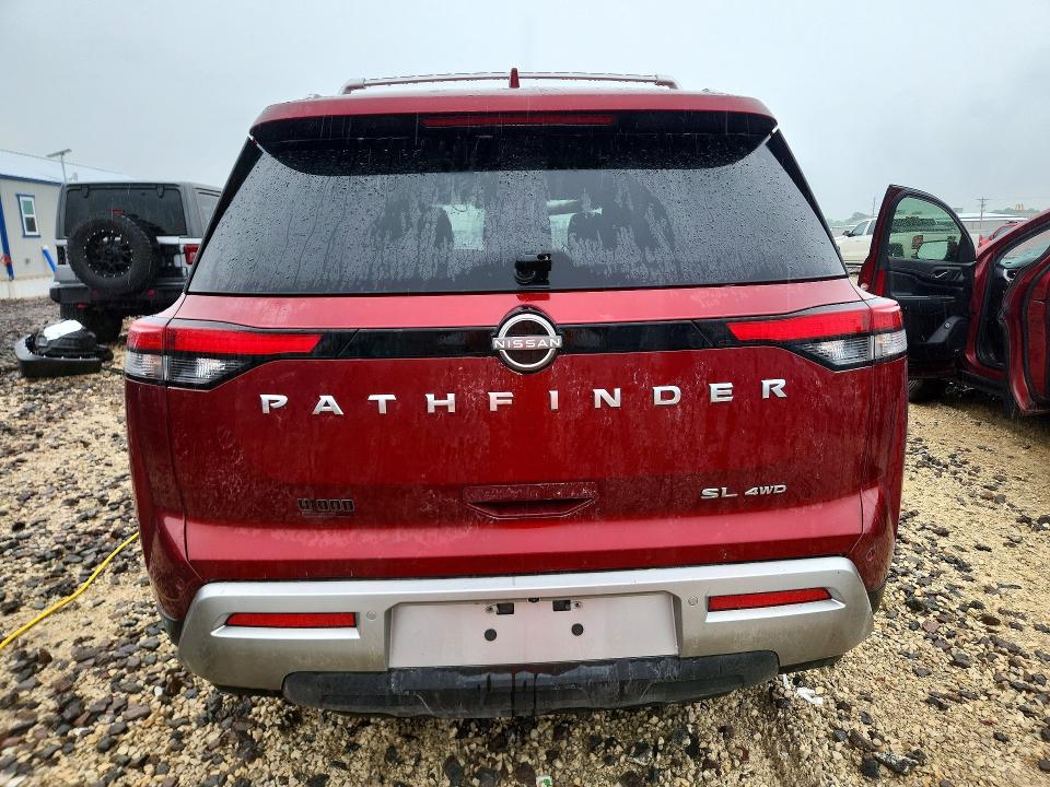 2022 Nissan Pathfinder VIN 5N1DR3CCXNC247428 COPART salvage auction — HAIL, Ar - Cert Of Title-Salvage, sold $7,200 on 2026-07-06 (photo 6)