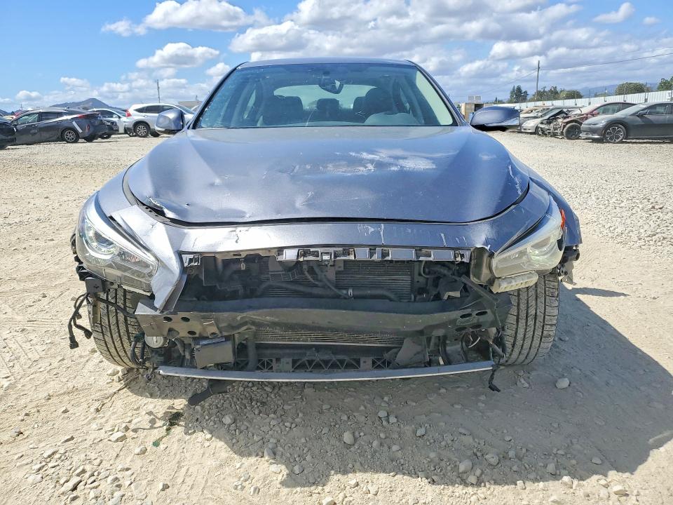 2022 Infiniti Q50 VIN JN1EV7BP6NM310201 COPART salvage auction — FRONT END, Ca - Salvage Certificate, sold $5,700 on 2026-07-14 (photo 5)