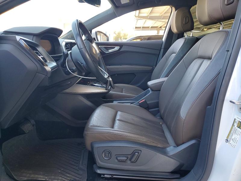 2023 Audi Q4 e-tron VIN WA132BFZ3PP076882 COPART salvage auction — FRONT END, Id - Salvage Certificate Of Title, sold $13,400 on 2026-08-11 (photo 7)