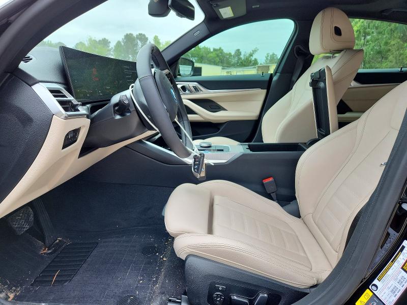 2025 BMW I4 VIN WBY23HD06SFV77753 COPART salvage auction — FRONT END, Nc - Salvage Certificate Of Title, sold $9,300 on 2026-07-31 (photo 7)