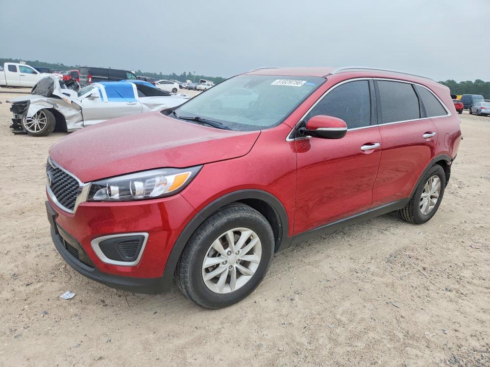 2018 Kia Sorento VIN 5XYPG4A32JG387110 COPART salvage auction — REAR END, Tx - Salvage Vehicle Title, sold $1,950 on 2026-07-21 (photo 1)