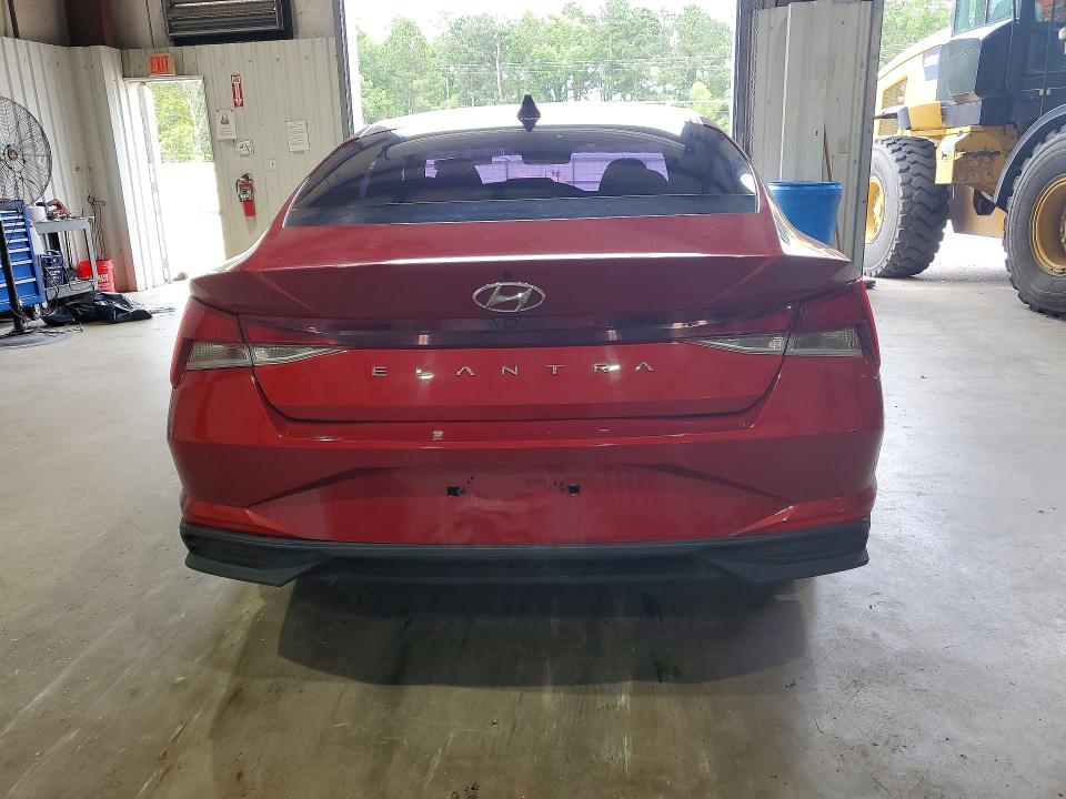2022 Hyundai Elantra VIN KMHLM4AG0NU246031 COPART salvage auction — FRONT END, Tx - Salvage Vehicle Title, sold $3,200 on 2026-07-27 (photo 6)