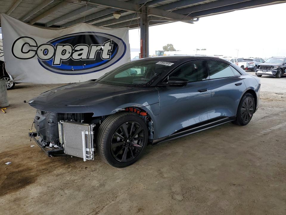 2025 Lucid motors Air VIN 50EA1PGA4SA030748 — COPART salvage auction photo