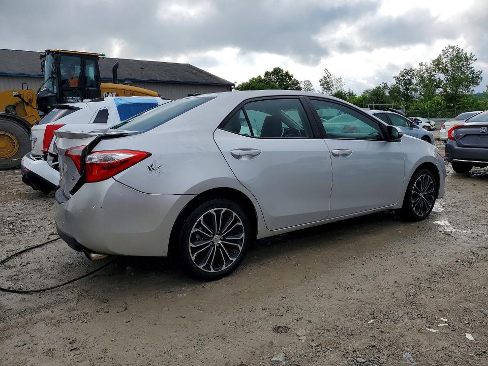 2015 Toyota Corolla VIN 5YFBURHE8FP229266 COPART salvage auction — REAR END, KY - BILL OF SALE/PART ONLY/NO TITL, sold $125 on 2026-07-30 (photo 3)