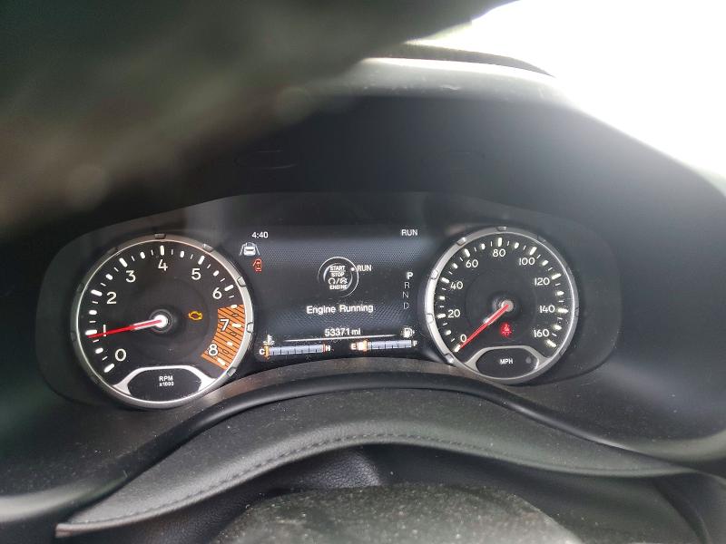 2021 Jeep Renegade VIN ZACNJCBBXMPN14485 COPART salvage auction — FRONT END, Al - Cert Of Title-Salvage Title, sold $250 on 2026-07-28 (photo 9)