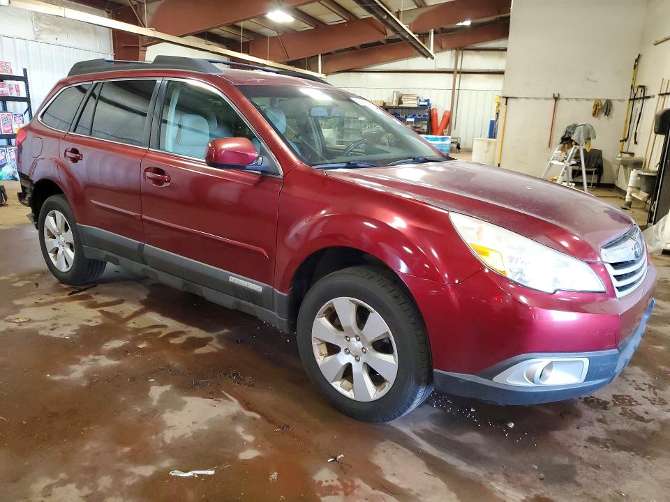 2011 Subaru Outback VIN 4S4BRBBC2B3446133 COPART salvage auction — REAR END, Pa - Cert Of Title (P), sold $750 on 2026-07-08 (photo 4)