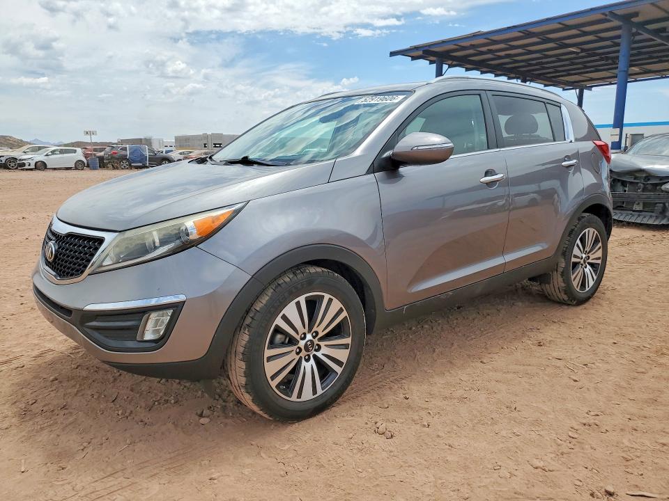 2014 Kia Sportage VIN KNDPC3ACXE7599584 COPART salvage auction — REAR END, Az - Cert Of Title - Salvage, sold $2,450 on 2026-07-07 (photo 1)