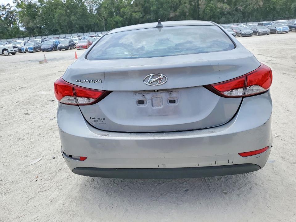 2014 Hyundai Elantra VIN KMHDH4AE7EU083871 COPART salvage auction — FRONT END, Fl - Cert Of Title Slvg Rebuildable, sold $700 on 2026-07-14 (photo 6)