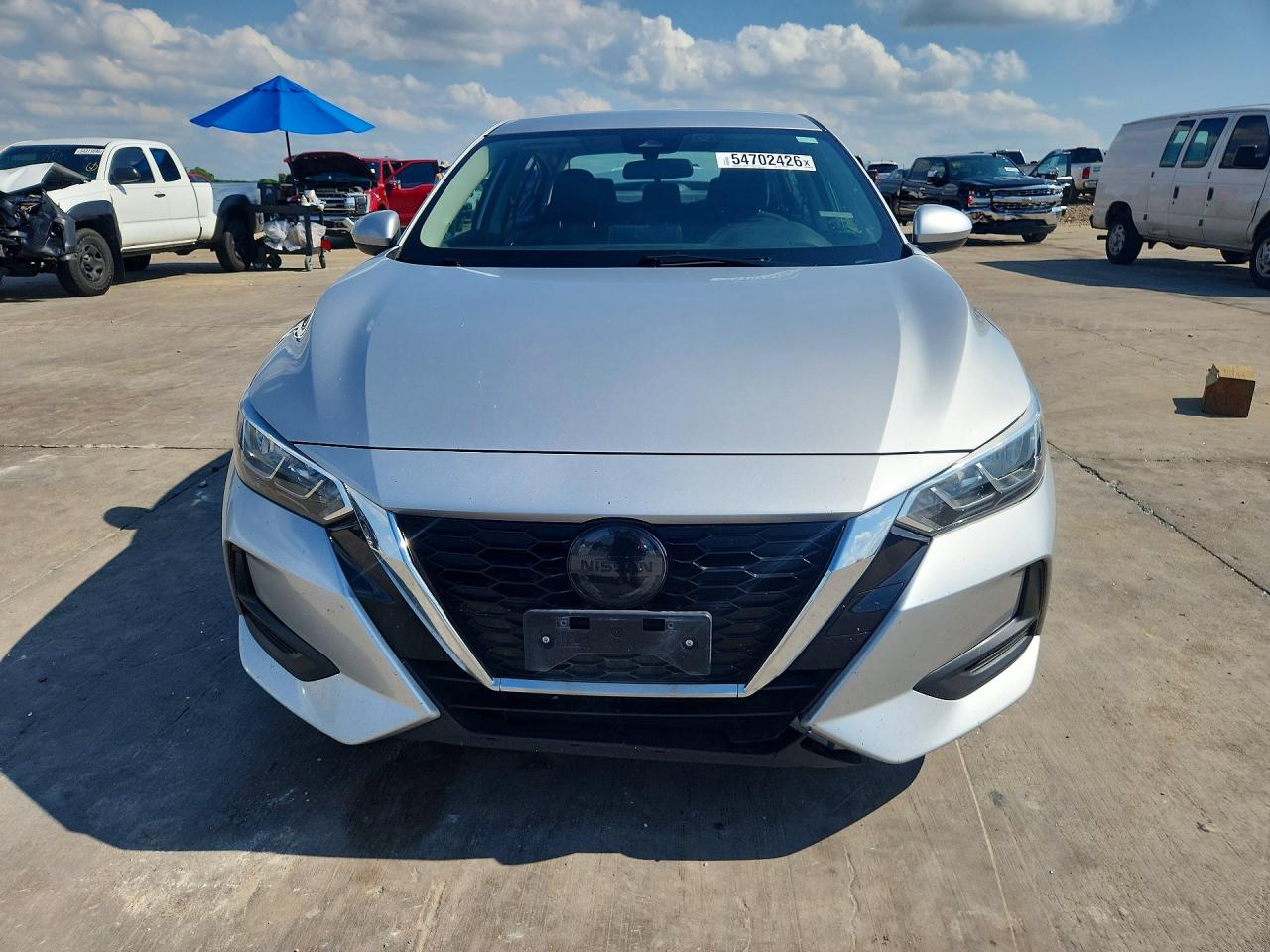 2022 Nissan Sentra VIN 3N1AB8CV3NY209155 COPART salvage auction — Rear End, TX - SALVAGE VEHICLE TITLE, sold $2,250 on 2026-07-09 (photo 5)